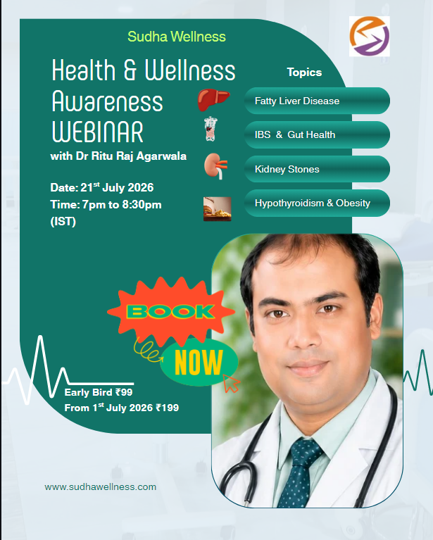 Health & Wellness Awareness Webinar Poster